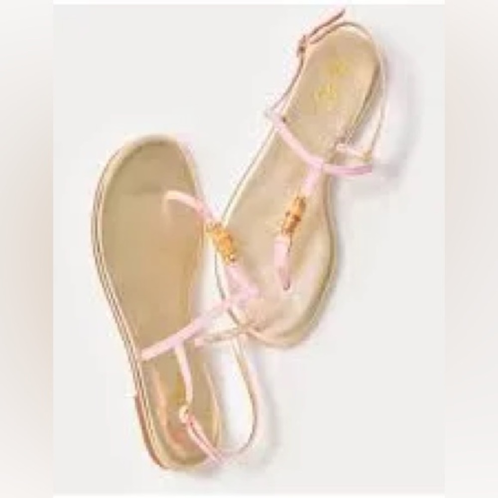 Lilly Pulitzer Leena Sandal Pink Muse Size 9 NWT in box